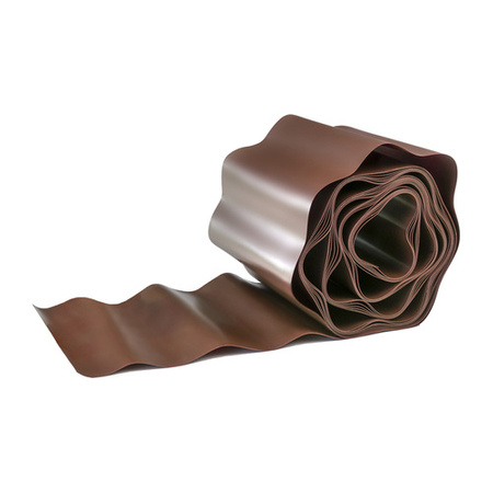 Rasenkantenstecher Rasenkante Rasentrimmer Rasenmäher Rasenborde 9m Höhe 10cm BRAUN