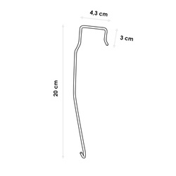 Sturmklammer Verzinkt Typ J 40mm