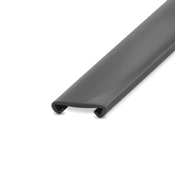 Handlauf PVC Kunststoffhandlauf Treppenhandlauf Treppengeländer ASCHGRAU DUNKEL
