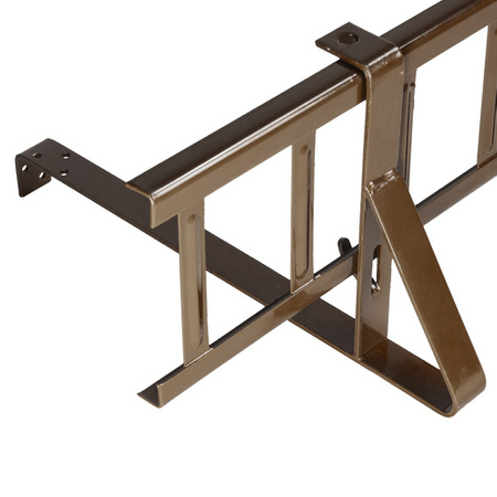 Schneefanggitter 150cm 1,5m Komplettes SET Gitterhöhe 15cm Schnee BRAUN