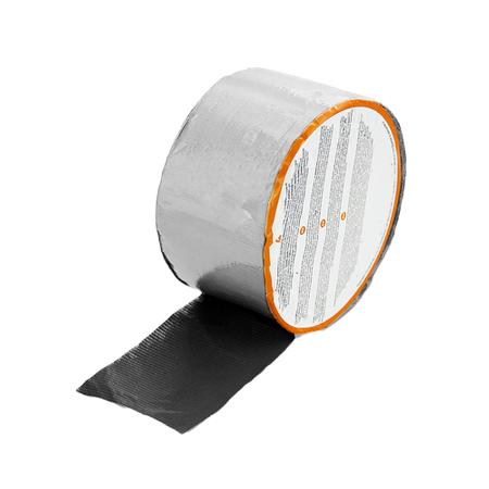 Butylband DACHDECKERBAND Abdichtband Selbstklebendes Reparaturband Dichtband 75mm ALUMINIUM