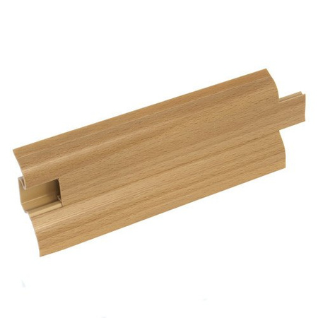 2,5m Fussleiste 52mm BUCHE NATURLICH Fußleiste Leiste Sockelleiste Laminatleiste Bodenleiste + Montagematerial GRATIS