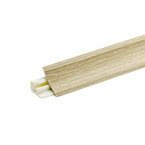 1,5m 2,5m 3m Abschlussleiste Küchenabschlussleiste Küchenleiste Arbeitsplatte Wandabschlussleiste Tischplattenleisten PVC 23mm EICHE SONOMA + Schrauben GRATIS