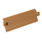 2m Fussleiste 52mm KIRSCHE Fußleiste Leiste Sockelleiste Laminatleiste Bodenleiste PVC + Montagematerial GRATIS