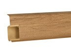 5cm Muster Fussleiste 55mm EICHE ANTIK