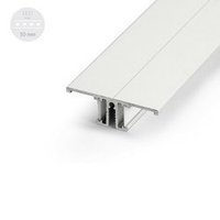 Alu Profil für LED BACK Milchglas Streifen Lichtleiste Aluminium 2m