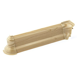 2,5m Fussleiste 52mm ULME KANADISCH Fußleiste Leiste Sockelleiste Laminatleiste Bodenleiste + Montagematerial GRATIS