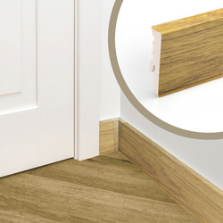 Fussleiste 2,2m Kunststoff Geschäumtes PVC Napoli