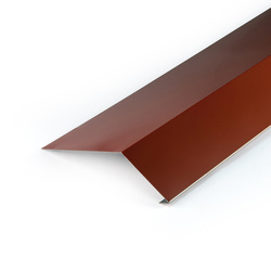 Traufblech mit Polyesterlack STANDARD 1m ZIEGELROT