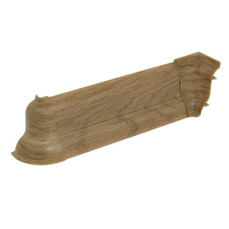 2,5m Fussleiste 52mm EICHE ANDEN Fußleiste Leiste Sockelleiste Laminatleiste Bodenleiste + Montagematerial GRATIS