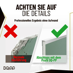 Kabelkanal (PVC-Leiste) 15×10 mm, weiß, selbstklebend