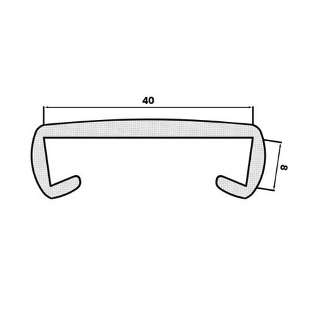 Handlauf PVC Kunststoffhandlauf Treppenhandlauf Treppengeländer ASCHGRAU HELL