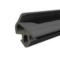 Fensterdichtung S-1559 Schwarz Aluplast PVC Kunststofffenster Dichtung