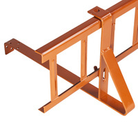 Schneefanggitter 200cm 2m Komplettes SET Gitterhöhe 15cm Schnee ZIEGELROT