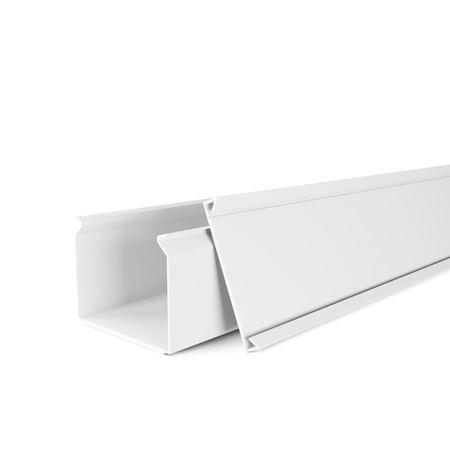 Kabelkanal (PVC-Leiste) 15×10 mm, weiß, selbstklebend