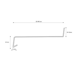 Fensterbank Stahl Aussen Außenfensterbank Fensterbrett Stahlblech Breite 15cm RAL 9006 SILBER