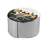 Butylband DACHDECKERBAND Abdichtband Selbstklebendes Reparaturband Dichtband 100mm ALUMINIUM