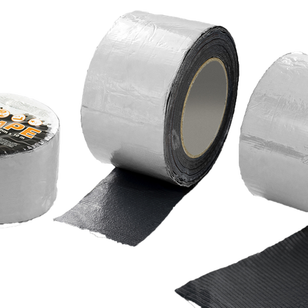 Butylband DACHDECKERBAND Abdichtband Selbstklebendes Reparaturband Dichtband 75mm ALUMINIUM