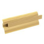 2m Fussleiste 52mm BUCHE GOLD Fußleiste Leiste Sockelleiste Laminatleiste Bodenleiste PVC + Montagematerial GRATIS