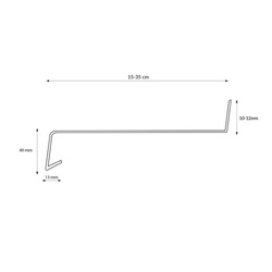 Fensterbank Aluminium Fensterbrett Aussen Alu Breite 22,5cm RAL 8019 BRAUN
