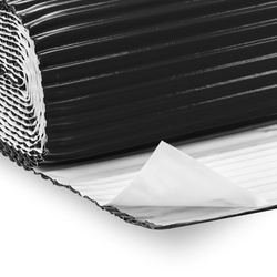 KAMINANSCHLUSSBAND BLEI Wandanschlussband Dachrolle Kaminband Traufgitter 2D 300mm RAL 9005 SCHWARZ