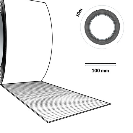 Butylband DACHDECKERBAND Abdichtband Selbstklebendes Reparaturband Dichtband 100mm ZIEGELROT