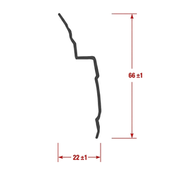 Winkelprofil Winkelleiste PVC 20x20 SILBER 2m