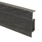 2,5m Fussleiste PVC 75mm Horsham + Montagematerial Gratis