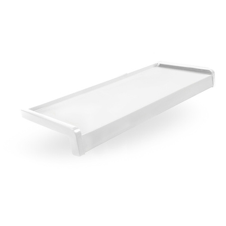 Fensterbank Aluminium Fensterbrett Aussen Alu Breite 22,5cm RAL 9016 WEISS